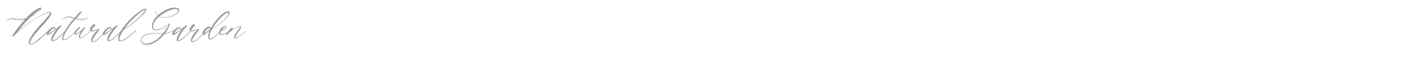 Natural Garden font preview